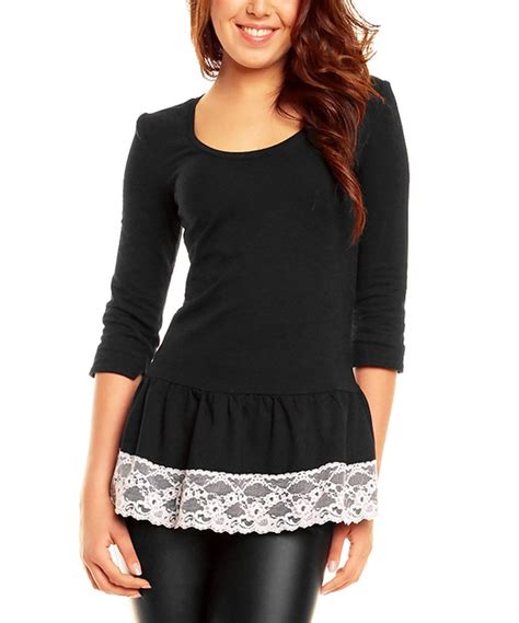 Pinterest Peplum Lace Top Lace Peplum Black Lace