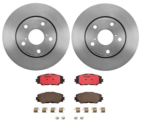 Lexus Scion Toyota Disc Brake Pad And Rotor Kit Front 275mm