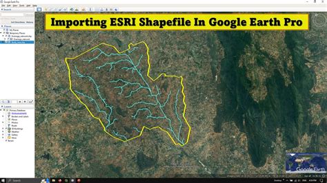 Importing ESRI Shapefile Into Google Earth Pro YouTube