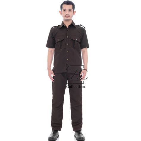 Seragam Safari Tangan Pendek Seragam Security Seragam Bodyguard Baju