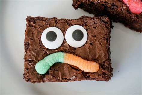 Easy Halloween Monster Brownies | Kara J Miller