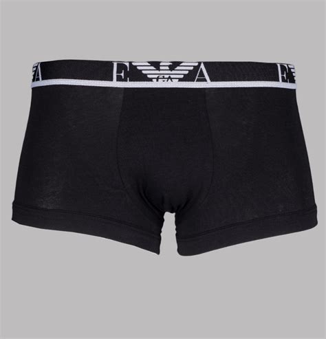 Emporio Armani 3 Pack Boxer Trunks Black Black Black Bronx Clothing