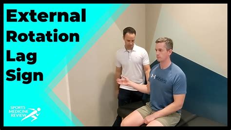 External Rotation Lag Sign For Rotator Cuff Tears Youtube