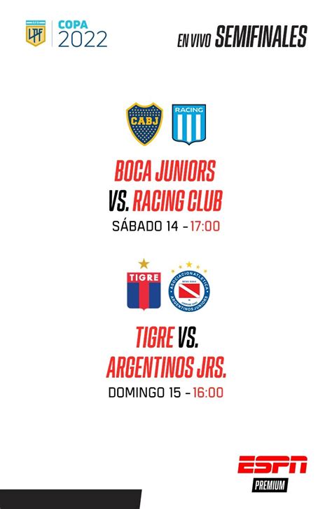 AtenciÓn Argentina Boca Vs Racing Y Tigre Vs Argentinos Las