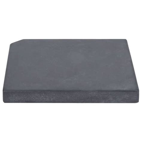 Plaque de poids de parasol Noir Granite Carré 25 kg SALALIS