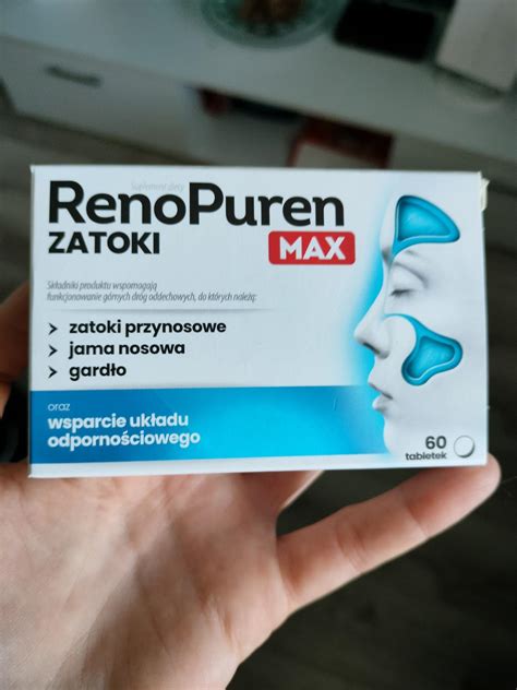 Renopuren Zatoki Max Tabletki Wzmacniaj Ce Odporno Tabl Opinie I