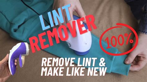 Best Lint Remover For Clothes Lint Solution Youtube