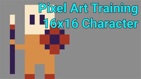 En 16x16 Character Pixel Art Training Youtube