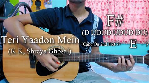 Teri Yaadon Mein | The Killer | Easy Guitar Chords Lesson+Cover, Strumming Pattern, Progressions ...