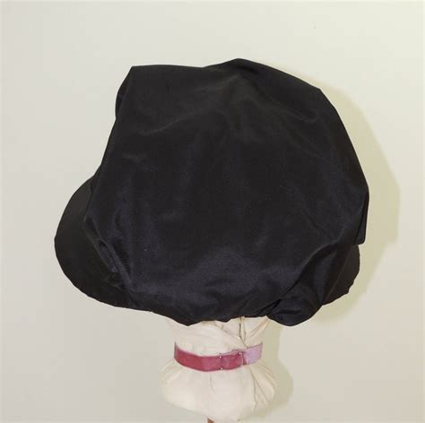 Black Silk Bonnet 1768 1780s Market Bonnet 18th Etsy