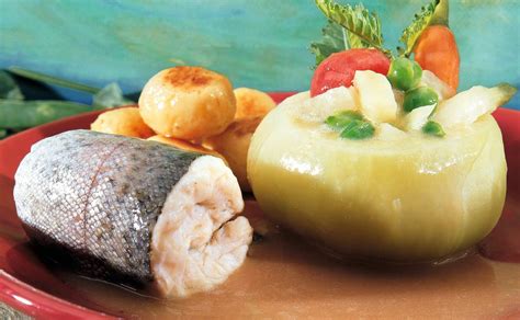 Forellen Rolle Mit Gem Seragout Im Kohlrabi Rezept Gusto At