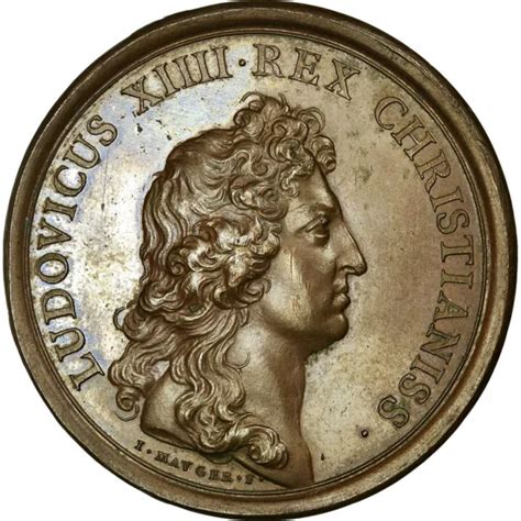 Frankrijk Medaille Louis Xiv Naissance Du Dauphin