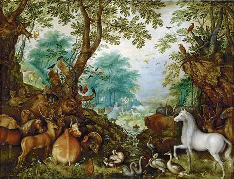 Landscape With Animals And Orpheus Painting By Roelandt Savery