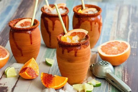 Jarritos De Feria Tequila And Citrus In Clay Cups Nibbles And Feasts