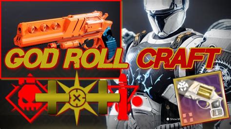 Craft This Mayhem Grenade Style Hand Cannon For Pve Austringer God