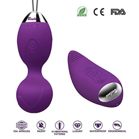 Beslove 10 Speed Vibration Kegel Balls Bladder Control Devices Wireless