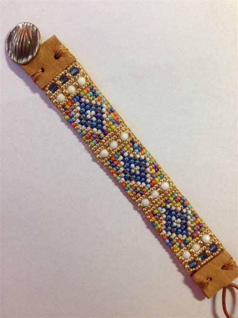 Sundance Style Southwestern Multicolored Hand Loomed Beaded Bracelet