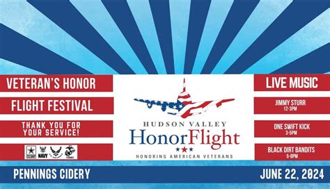 Veterans Honor Flight Fest At Pennings Cidery Hudson Valley Honor Flight