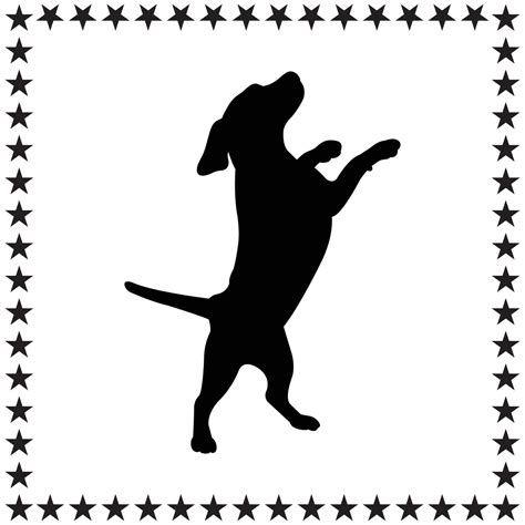 Beagle Dog Silhouette illustration, Beagle Dog Silhouette, Beagle Dog Silhouette art on white