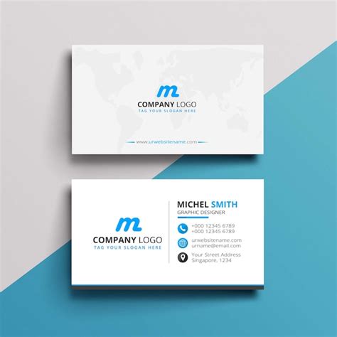 Premium Psd Simple Business Card Design