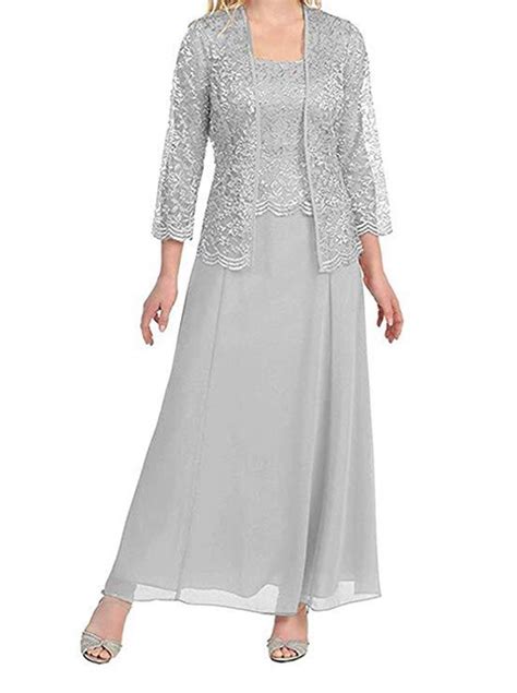 Pearlbridal Womens Tea Length Lace Mother Of The Bride Dress With