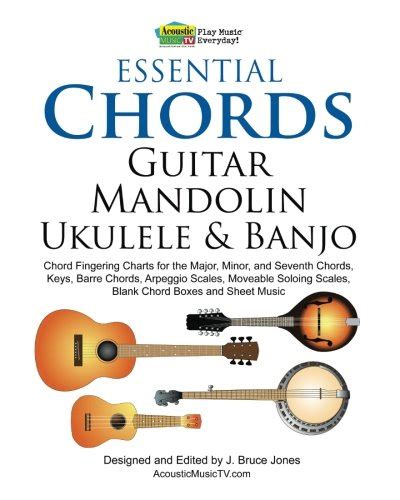 Buy Essential Chords Guitar Mandolin Ukulele And Banjo Chord