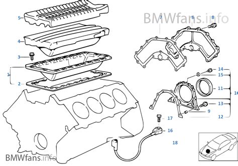 Pièces De Bloc Moteur Bmw 7 E38 740il M60 Usa