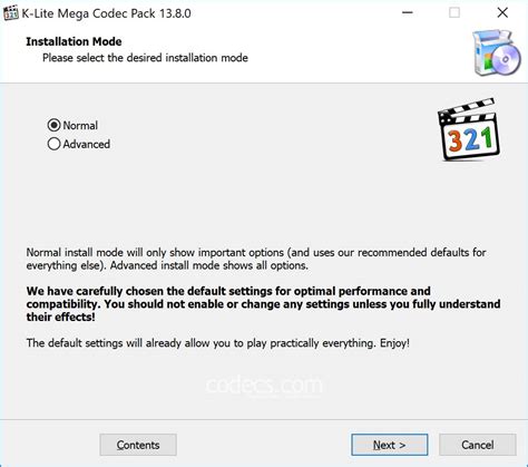 Screenshots for K-Lite Mega Codec Pack 18.8.0