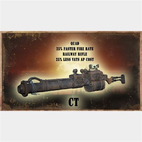 Quad Faster Fire Rate Railway Rifle 25 Less Vats Cost Q2525 Game