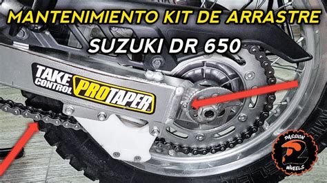 MANTENIMIENTO KIT DE ARRASTRE EN SUZUKI DR 650 YouTube