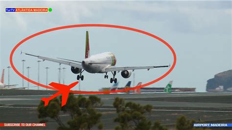 PILOTO DA TAP AOS PAPEIS NA PISTA DO AEROPORTO DA MADEIRA ATERRA NÃO