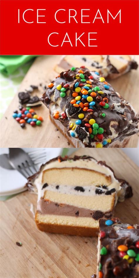 Easy Ice Cream Cake Ice Cream Cake Easy Ice Cream Cake Ice Cream