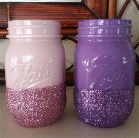 35 Diy Glitter Mason Jar Tutorial