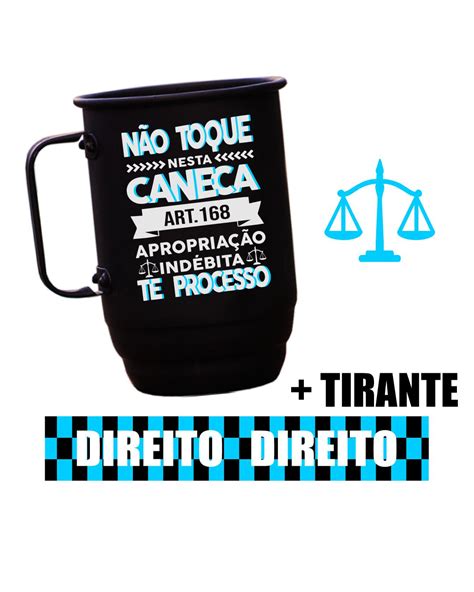 Caneca Direito Curso Caneca Alum Nio Personalizada Tirantes