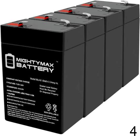 Max Mighty Battery Product Brand Pack RT645 4 Ritar For Replacement