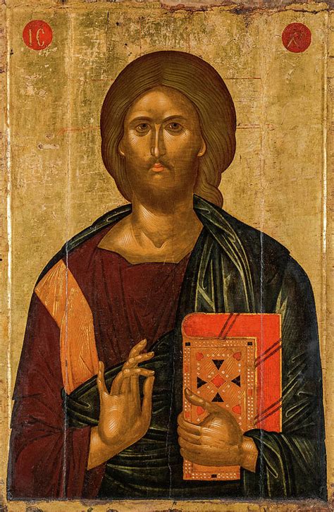 Icon Of Jesus Christ Pantocrator Lemonwho