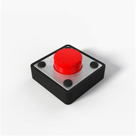 Circuit Board Push Button Switch 3d Model Cgtrader