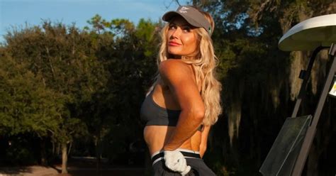 WWE Legend Torrie Wilson Flashes Underwear In Cheeky Snap On The Golf