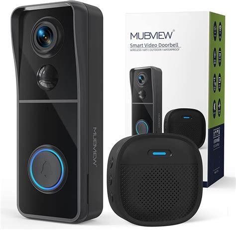 Mubview Vid O Sonnette Sans Fil Exterieure Doorbell Visiophone Connect