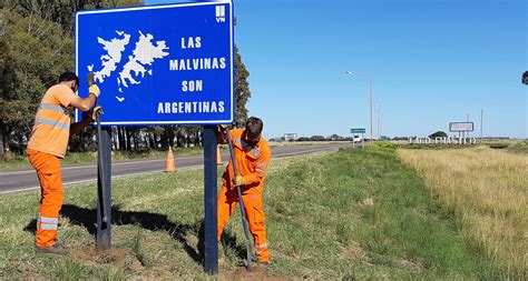 Señalizan Rutas De La Región Con La Leyenda “las Malvinas Son Argentinas” Infosexta