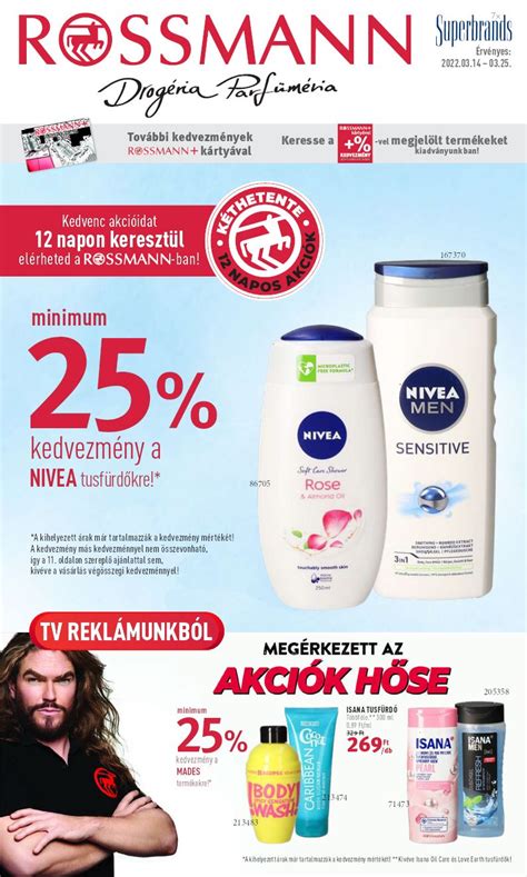 Rossmann Akciós Újság 2022 03 14 Hétfőtől Lapozható Akciós Újságok