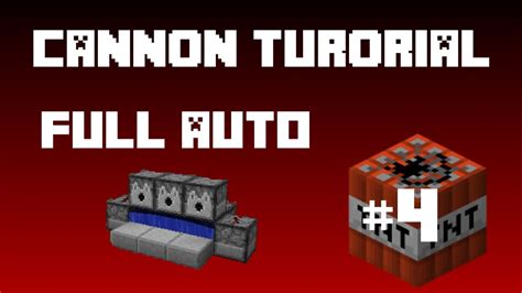 Minecraft Tnt Cannon Tutorial