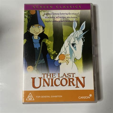 The Last Unicorn (DVD, 1982) Mia Farrow, Jeff Bridges, Alan Arkin Regi