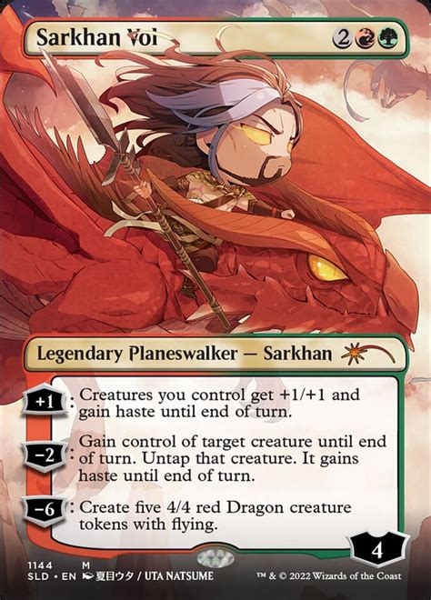 Sarkhan Vol Secret Lair Drop Mtg Print