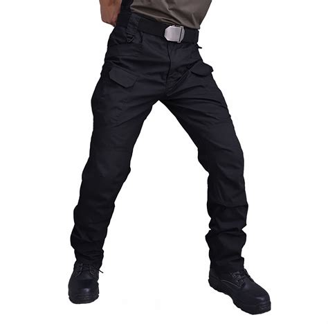 Mens Tactical Pants Water Resistant Military Cargo Pants Lightweight Hiking Work Pants Outdoor