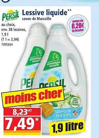 Promo Lessive Liquide Savon De Marseille Persil Chez Norma Icatalogue Fr