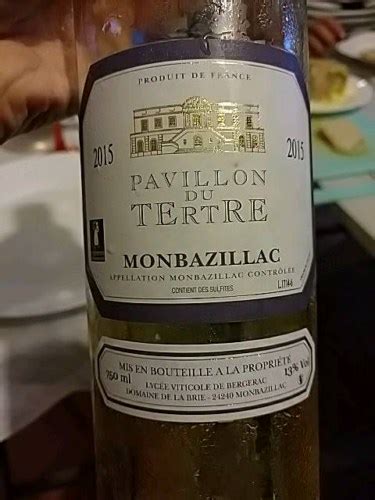 Château La Brie Pavillon du Tertre Monbazillac Vivino US