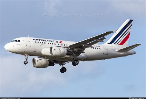 F GUGF Air France Airbus A318 111 Photo By William Verguet ID 931421