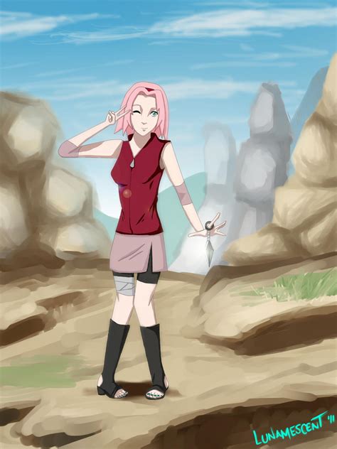 Sakura Haruno By Lunamescent On Deviantart