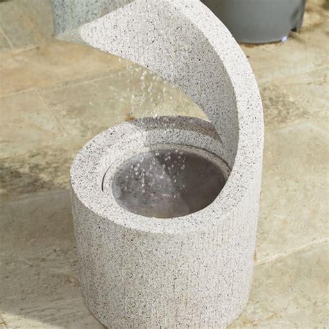 Millwood Pines Zia Weather Resistant Floor Fountain With Light